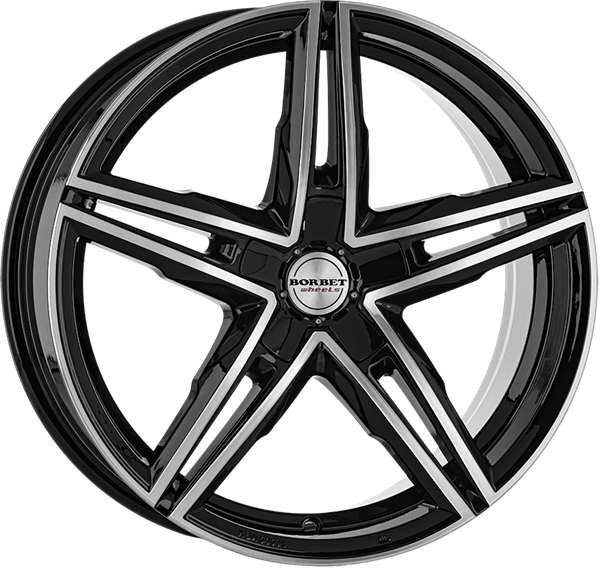 Borbet XRS black glossy 8,00x18 5x108,00 ET45,00