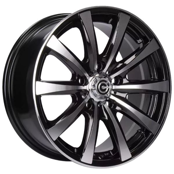 Carbonado Raven Black Polished 6,50x15 4x98,00 / 4x100,00 ET35,00