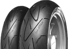 Continental ContiSportAttack 120/70ZR17 (58 W) Front TL M/C