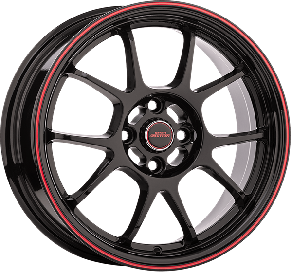 INTER ACTION PHOENIX BLACK RED 7,00x17 5x112,00 ET42,00