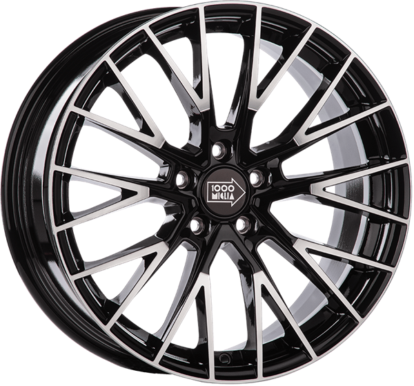 Mille Miglia MM1009 Black Polished 7,50x17 5x114,30 ET40,00