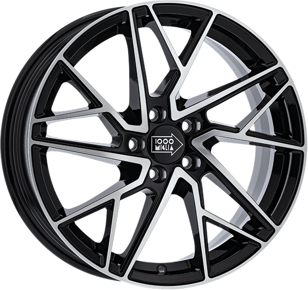 Mille Miglia RX25 Black Polished 7,50x17 5x108,00 ET45,00