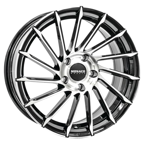 MONACO WHEELS Turbine Black Polished 8,50x19 5x112,00 ET35,00