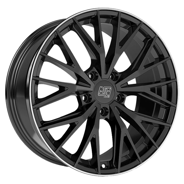 MSW 44 Gloss Black Diamond Lip 8,50x20 5x108,00 ET40,00