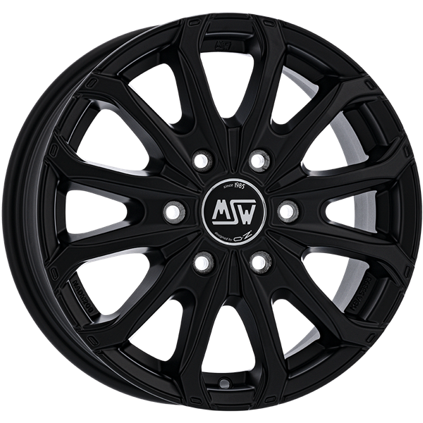 MSW 48 VAN Matt Black 6,50x16 6x125,00 ET68,00