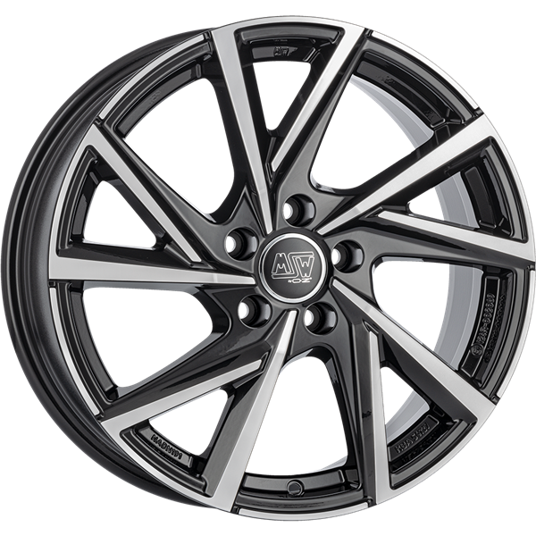 MSW 80-5 Gloss Black Polished 6,50x16 5x114,30 ET45,00