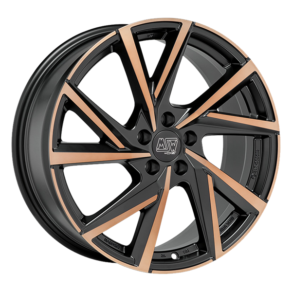 MSW 80-5 Matt Black Copper Polished 8,00x18 5x112,00 ET40,00