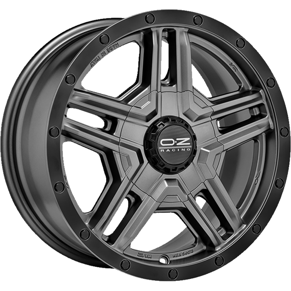 OZ RALLY ADVENTURE MATT GRAPHITE BLACK LIP 8,00x17 5x150,00 ET30,00