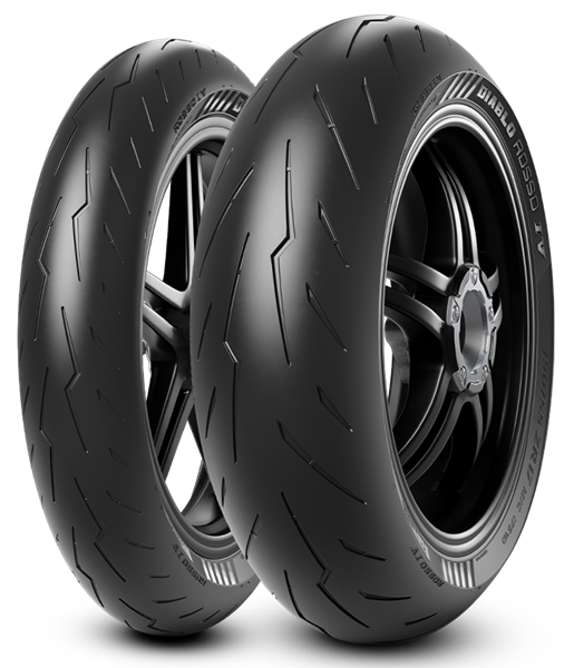 Pirelli Diablo Rosso IV 180/55Z R17 (73 W) Rear TL M/C