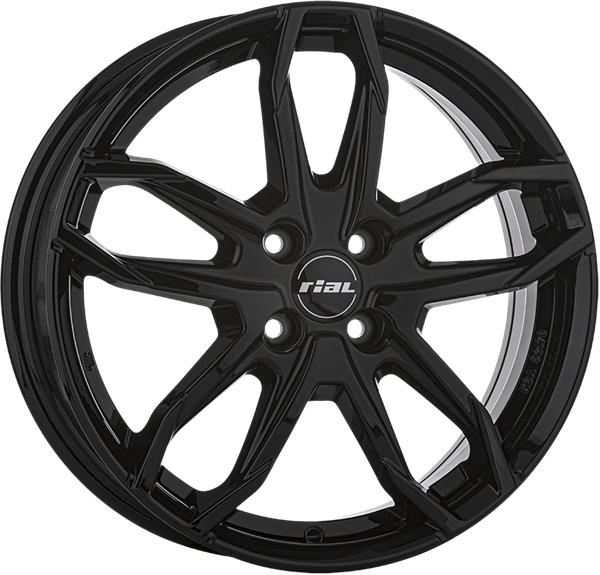 RIAL Lucca Black Gloss 6,50x16 4x100,00 ET45,00