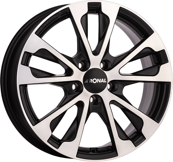 Ronal R61 Jetblack Matt Diamond 7,50x17 5x108,00 ET55,00