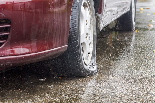 low tyre pressure