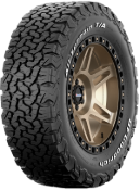 Close-up of the tread BFGoodrich All Terrain T/A KO2 235/70 R16 104 S LT, RWL