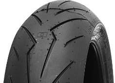 Close-up of the tread Pirelli Diablo Rosso III 190/50ZR17 (73 W) Rear TL M/C