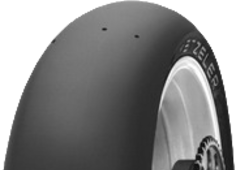 Close-up of the tread Metzeler Racetec RR SLICK 200/60 R17 Rear TL NHS K1 Soft