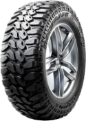 Close-up of the tread Radar Renegade R7 M/T 235/85 R16 120/116 Q POR, OWL