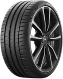 Close-up of the tread Michelin Pilot Sport 4 S 255/30 R20 92 Y RUN ON FLAT XL, ZR