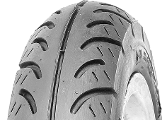 Close-up of the tread Deli Tire S-239 3.00-10 42 J Front/Rear TL/TT