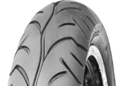 Close-up of the tread Deli Tire SB-106 100/80-17 52 R Front TL M/C