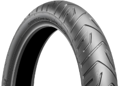 Close-up of the tread Bridgestone Battlax Adventure A41 110/80 R18 58 H Front TL