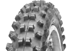 Close-up of the tread Deli Tire SB-120E 90/90-21 54 R Front TT