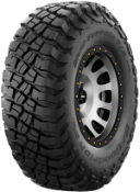 Close-up of the tread BFGoodrich Mud Terrain T/A KM3 31x10.50 R15 109 Q POR
