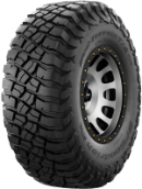 Close-up of the tread BFGoodrich Mud Terrain T/A KM3 32x11.50 R15 113 Q POR