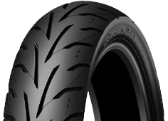 Close-up of the tread Dunlop Arrowmax GT601 150/70-18 70 H Rear TL