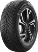 Close-up of the tread Michelin Pilot Alpin 5 SUV 235/60 R18 103 H MO