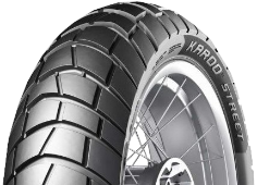 Close-up of the tread Metzeler Karoo Street 170/60 R17 72 V Rear TL M/C M+S