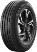 Close-up of the tread Michelin Pilot Sport 4 SUV 235/65 R18 110 H XL