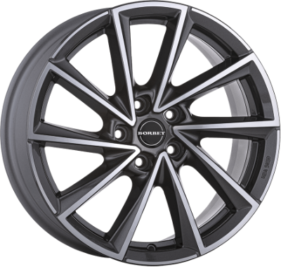 Borbet VTX graphite polished 8,00x18 5x112,00 ET37,00