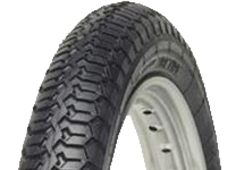 Close-up of the tread Mitas B8 2.25-16 38 J TT (2 1/4-16)