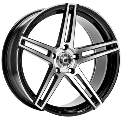 WRATH WHEELS WF-1 Black Polished 9,00x18 5x112,00 ET40,00