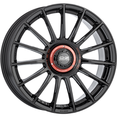 OZ SUPERTURISMO EVOLUZIONE GLOSS BLACK 8,00x18 5x112,00 ET48,00