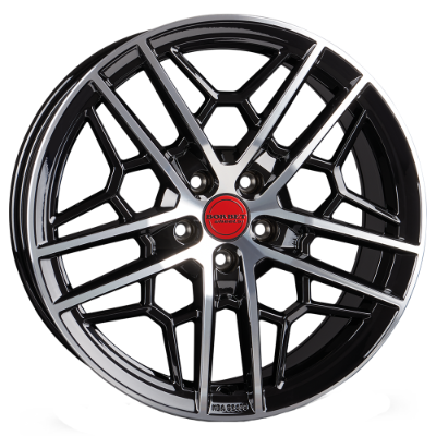 Borbet GTY black rim polished 8,50x19 5x112,00 ET35,00