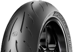 Close-up of the tread Metzeler Sportec M9 RR 180/60ZR17 (75 W) Rear TL M/C