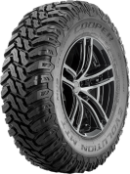 Close-up of the tread Cooper Evolution MTT 265/70 R17 121/118 Q POR