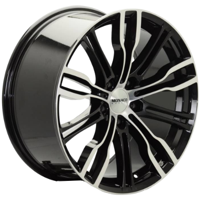 MONACO WHEELS Grand Prix 8 Black Polished 8,00x19 5x112,00 ET45,00