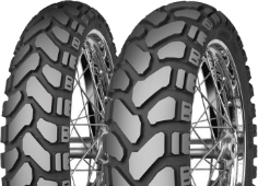 Close-up of the tread Mitas E-07+ 140/80 B18 70 H Rear