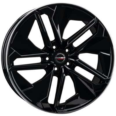 Borbet TX black rim polished 9,00x21 5x120,00 ET45,00