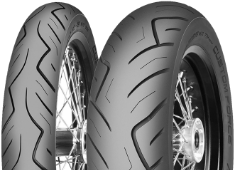 Close-up of the tread Mitas Custom Force 170/80 B15 77 H Rear TL