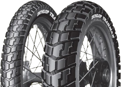 Close-up of the tread Dunlop TRAILMAX 130/80-17 65 T Rear TL