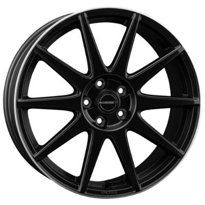 Borbet GTX black matt rim silver 8,00x19 5x114,30 ET53,00