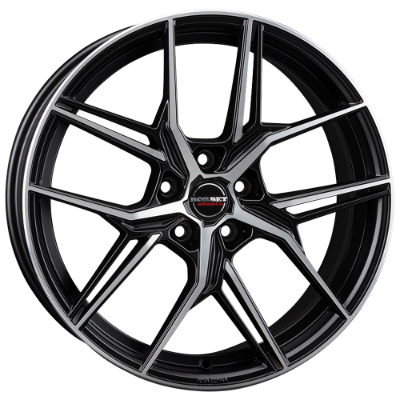 Borbet QX black polished matt 8,00x19 5x108,00 ET50,00