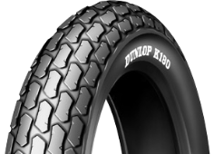 Close-up of the tread Dunlop K180 130/80-18 66 P Front TT