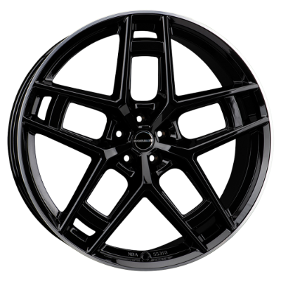 Borbet TF black rim polished glossy 10,50x24 5x112,00 ET40,00