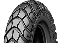 Close-up of the tread Michelin REGGAE 120/90-10 57 J Front/Rear TL