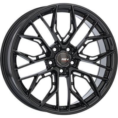 REVATIVO Qube FF Gloss Black 8,00x18 5x112,00 ET35,00