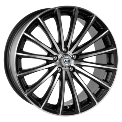 ARTECH Driver Black Polished 7,50x17 4x108,00 ET25,00